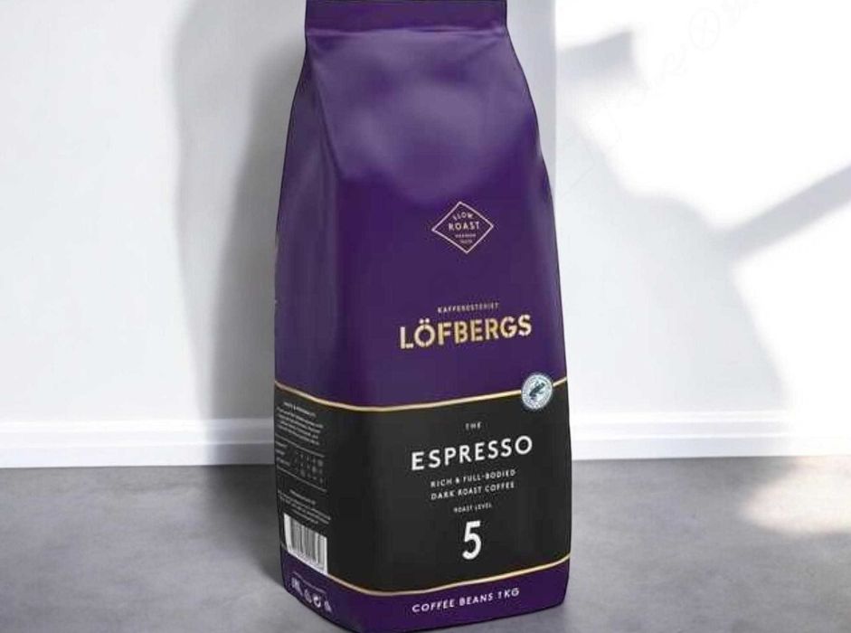 Кава Lofbergs Espresso / 1 кг — насичена кава зі Швеції