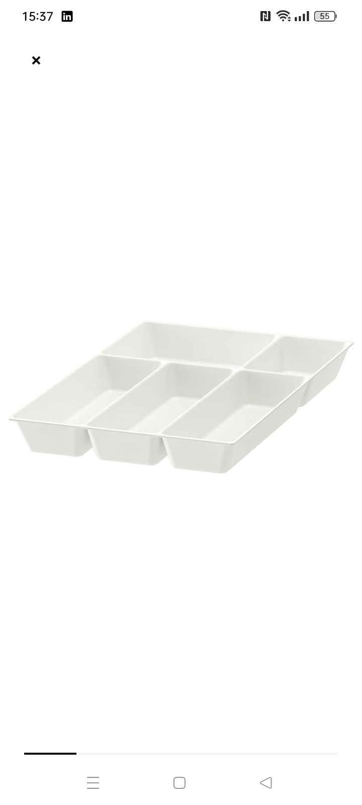 Tabuleiro para talheres UPPDATERA