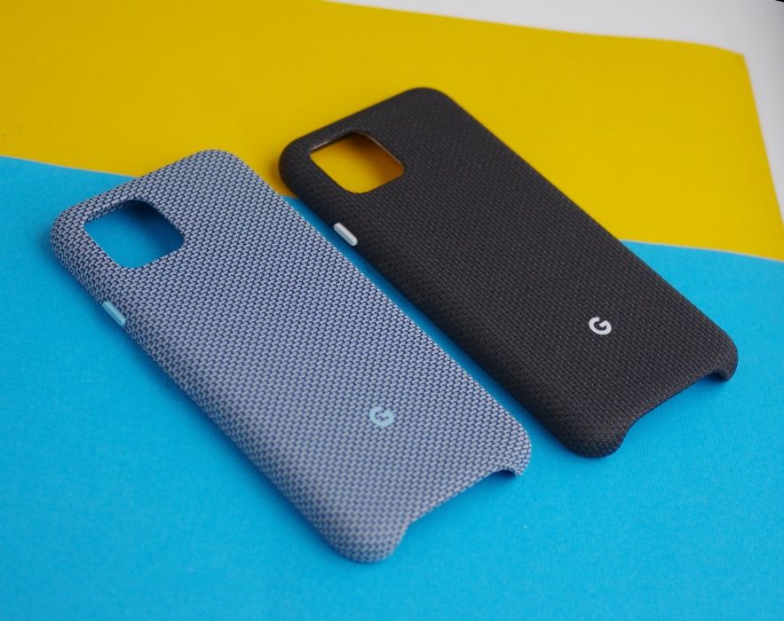 Чохол Google Pixel 4  Fabric Just Black чорний \ сірий чехол