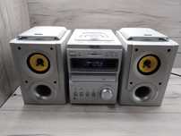 Mini Wieża THOMSON CD3 FM Pilot Ładowany Aux MOCNA75 Watt Wysoki Model