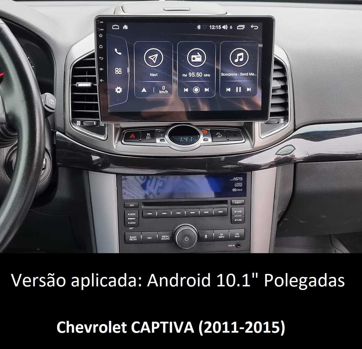 (NOVO) Rádio 2DIN • CHEVROLET • Aveo • Captiva • Trax • Android GPS