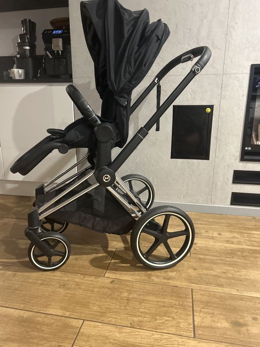 Wozek spacerowy+fotelik 2w1 Cybex priam 4.0 black onyx