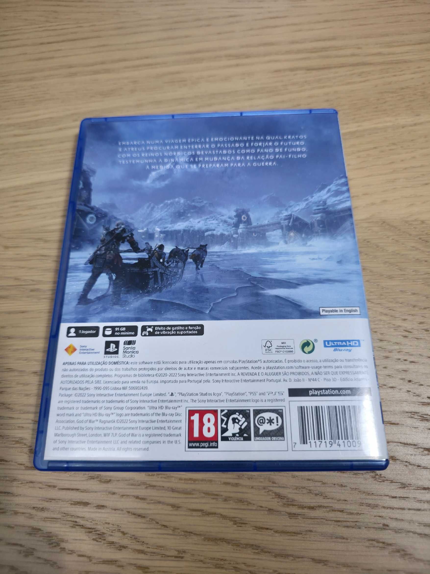 God Of War Ragnarok - PS5 (Como Novo)