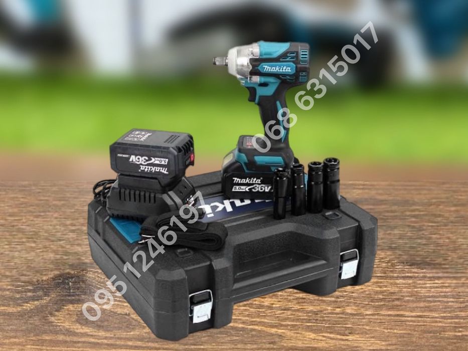 Гайковерт аккумуляторный Makita DTW301 с набором инструментов макита