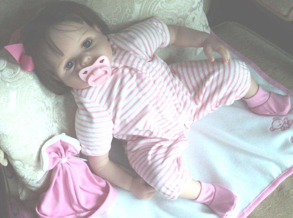 Bebe Reborn Jessica com Xuxa e cabelo