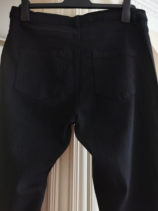 HIT! Czarne Spodnie Skinny Rozmiar 44 (Janina) - Nigdy Nie Noszone!