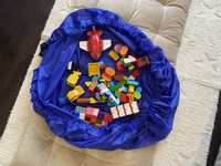 114 деталей Lego Duplo + пластина + мішок для зберігання