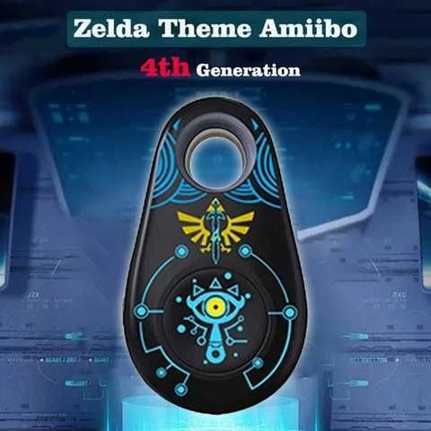 Брелок Amiibolink Amiibo Nintendo Switch Bluetooth Keychain NFC Card
