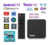 TV box Tanix W2 2/16, 4/32, Android 11, Slimbox, пульти