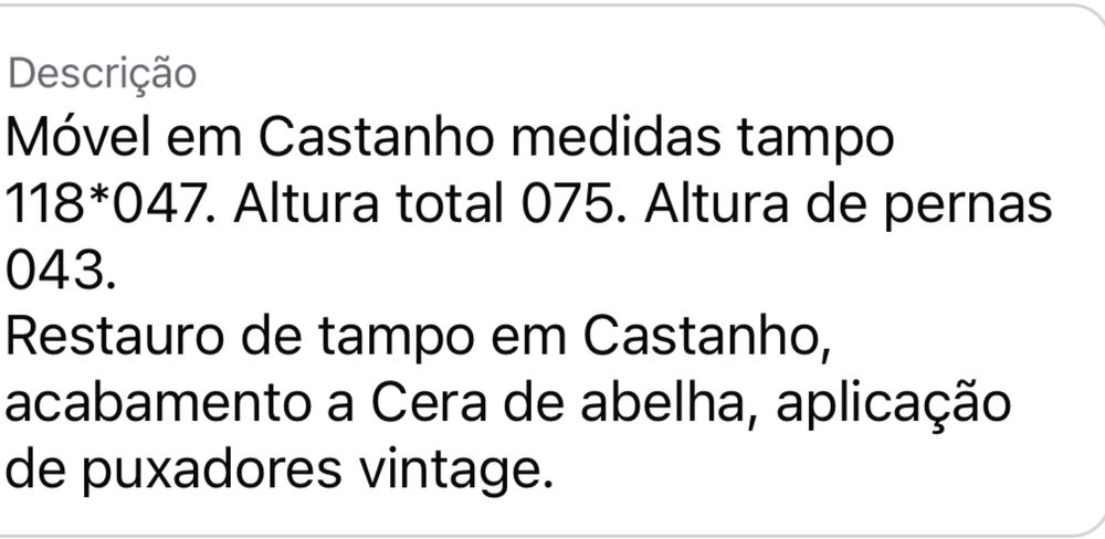 Movel em castanho