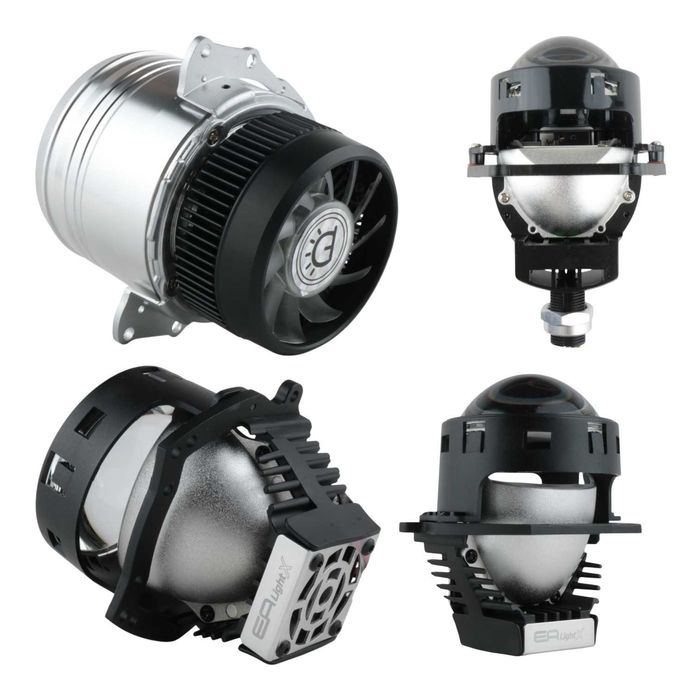 Bi-LED линзы 2.5"/3.0" H4 H7 — ближний+дальний, подбор, гарантія