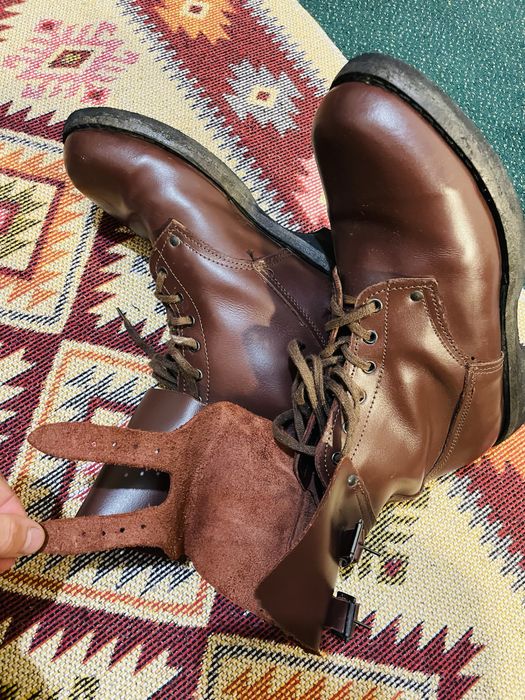 Buty Wojskowe 43 Skórzane Opinacze Brązowe