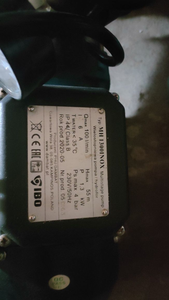 Pompa hydroforowa Ibo