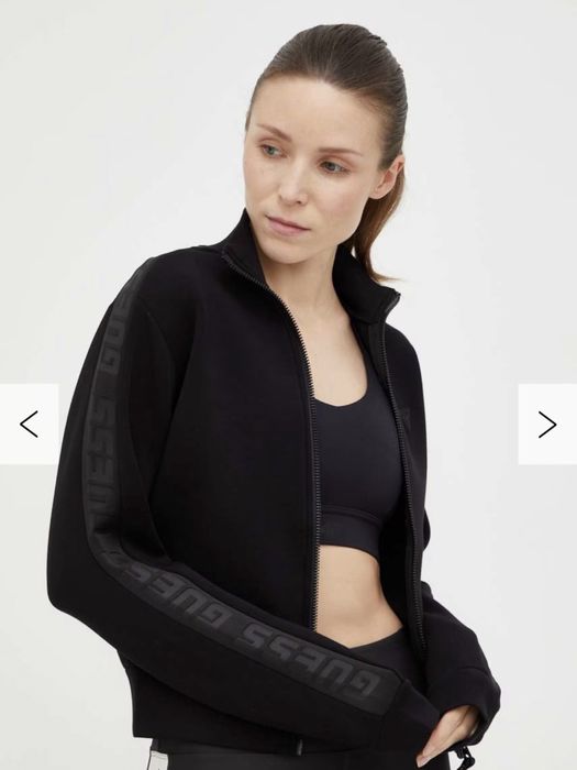 Бомбер guess женский черный