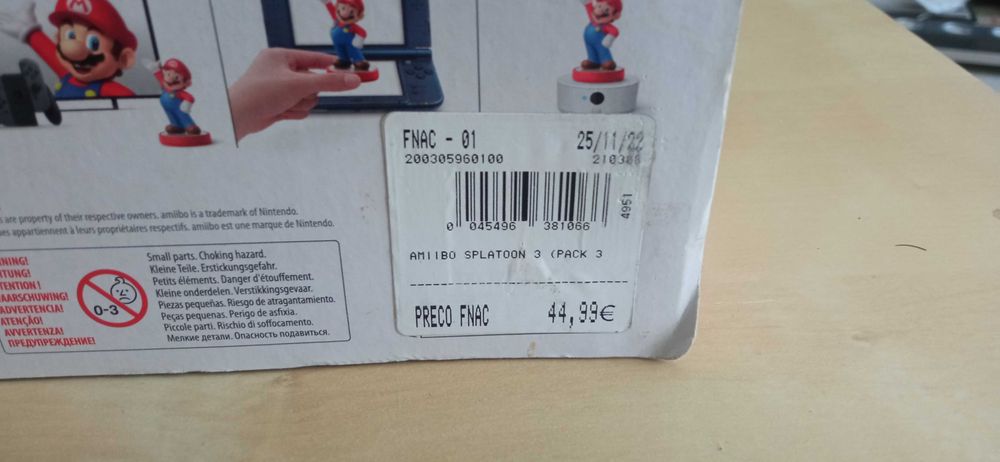 Amiibo splatton3 Legend of Zelda novo caixa fechada no