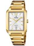 Zegarek męski Festina Timeless chronograph F20638/2 gold