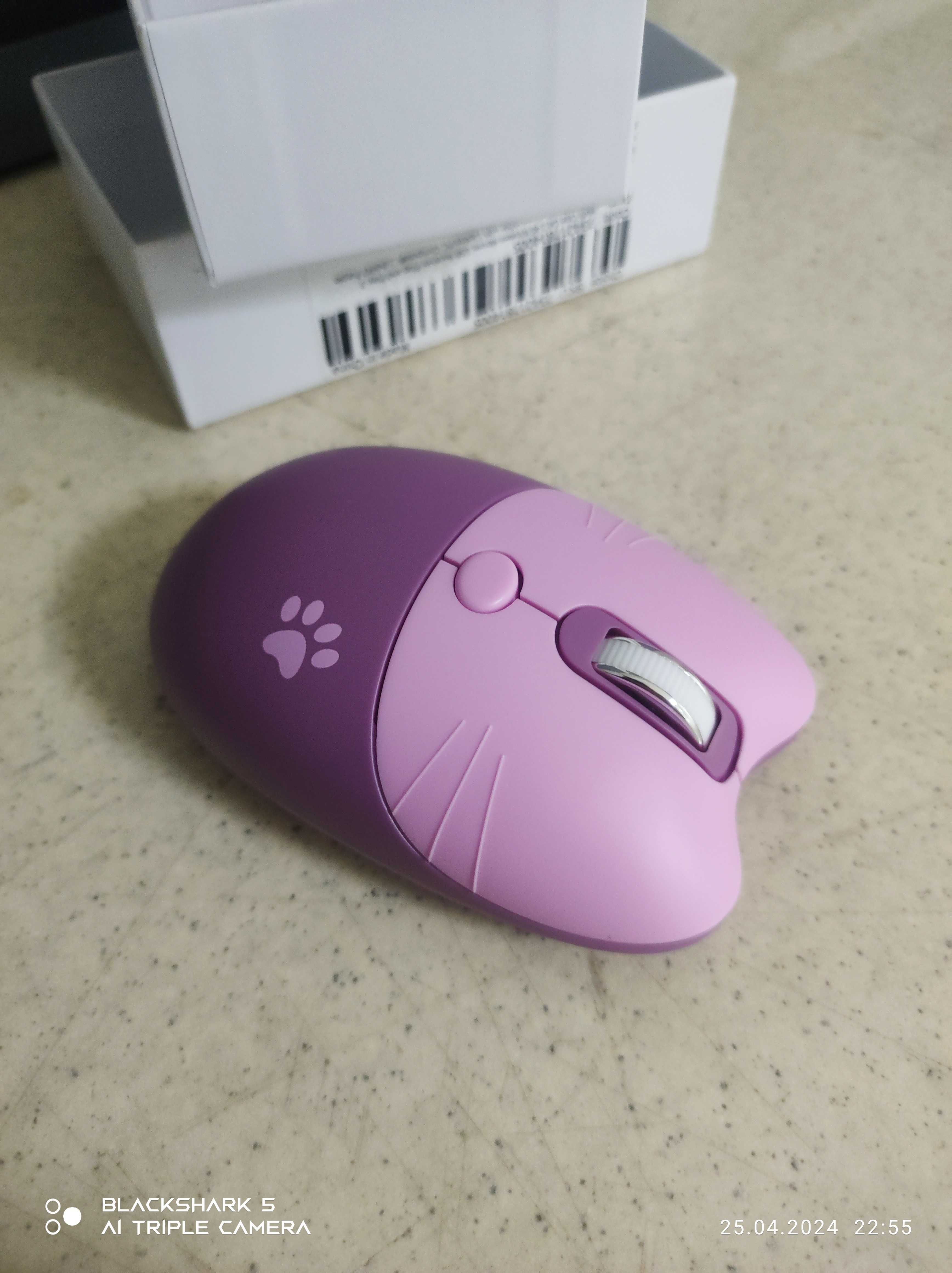 Bluetooth mysz Mofii Cute Cat. Purple