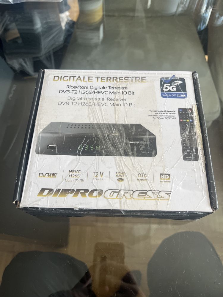 Tuner Dekoder DVB-T2 Diprogress DPT203HD Nowy