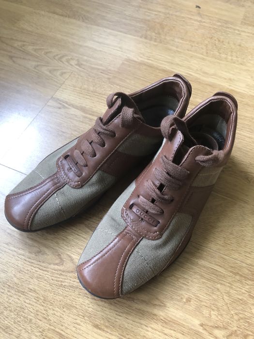Buty skórzane damskie sneakersy Gucci 34,5