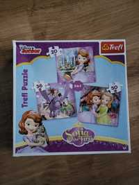 3x puzzle Księżniczka Zosia Disney Trefl