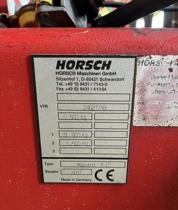 Horsch MAESTRO 8.75