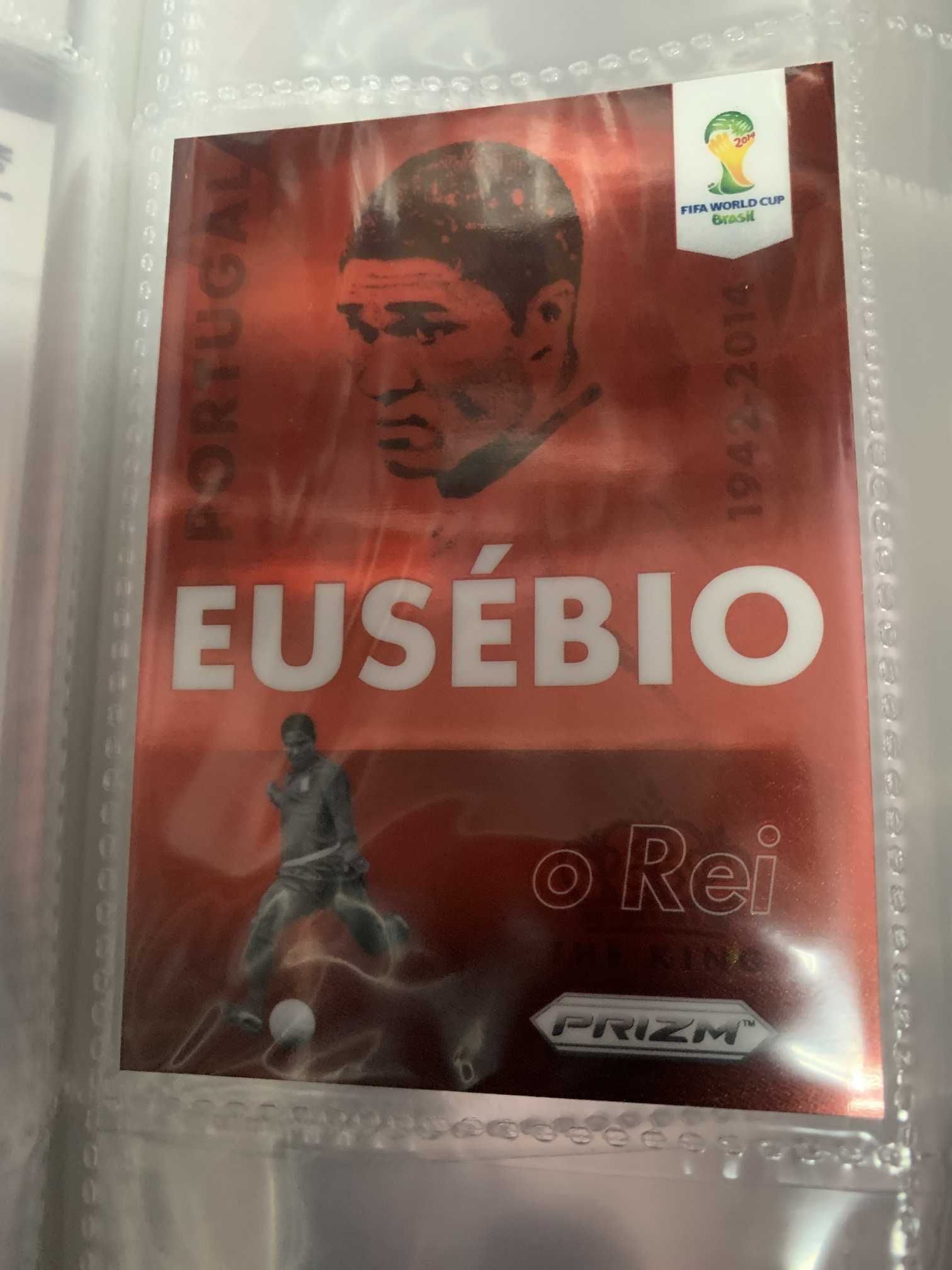 Panini prizm base completa + campos + valderrama + nani + eusebio