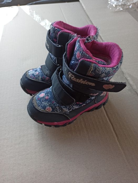 Зимние термо ботинки сапожки на девочку сноубутсы ботінки зимові