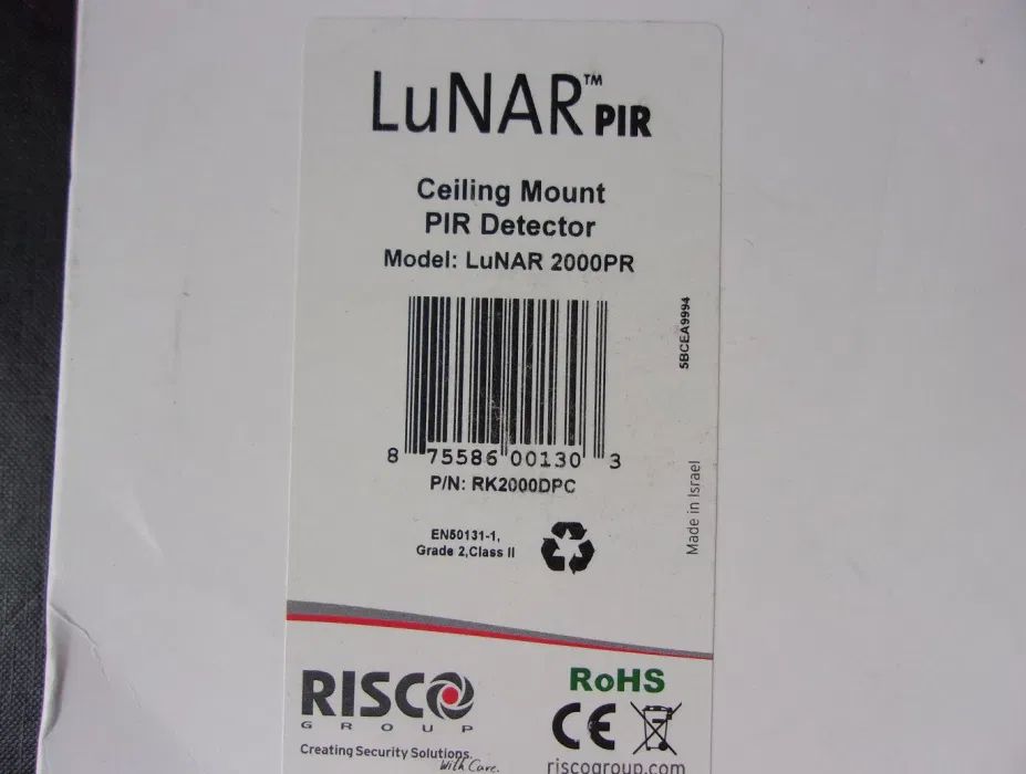 RISCO ROKONET LUNAR RK150GT3 czujka 360° dual PIR/mikrofala