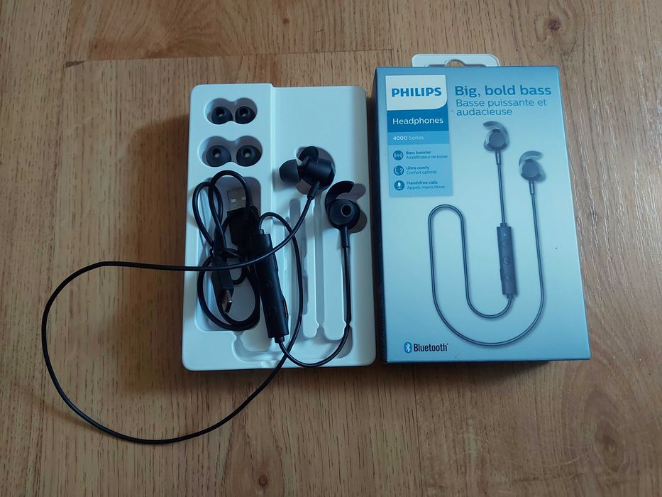 Słuchawki bezprzewodowe dokanałowe Philips TAE4205