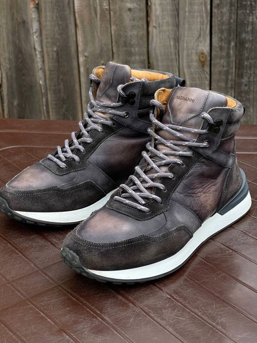 Magnanni мужские кроссовки сникерсы высокие ботинки  размер 42