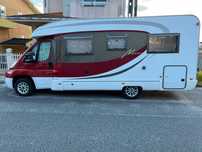 Autocaravana Burstner perfilada