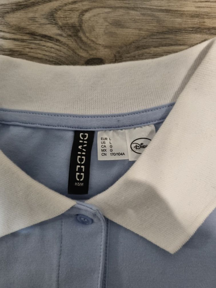 Bluzka z kołnierzykiem H&M rozmiar L