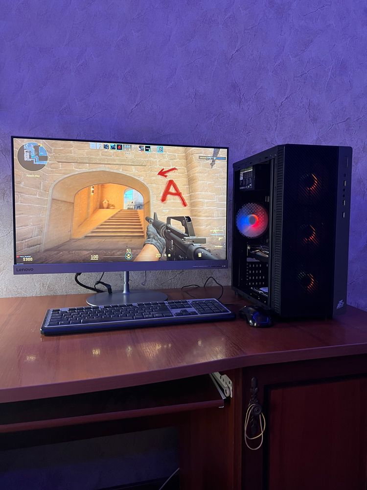 Игровой компьютер GTX 1060 Стационарный ПК Intel 4 ядра Системний блок