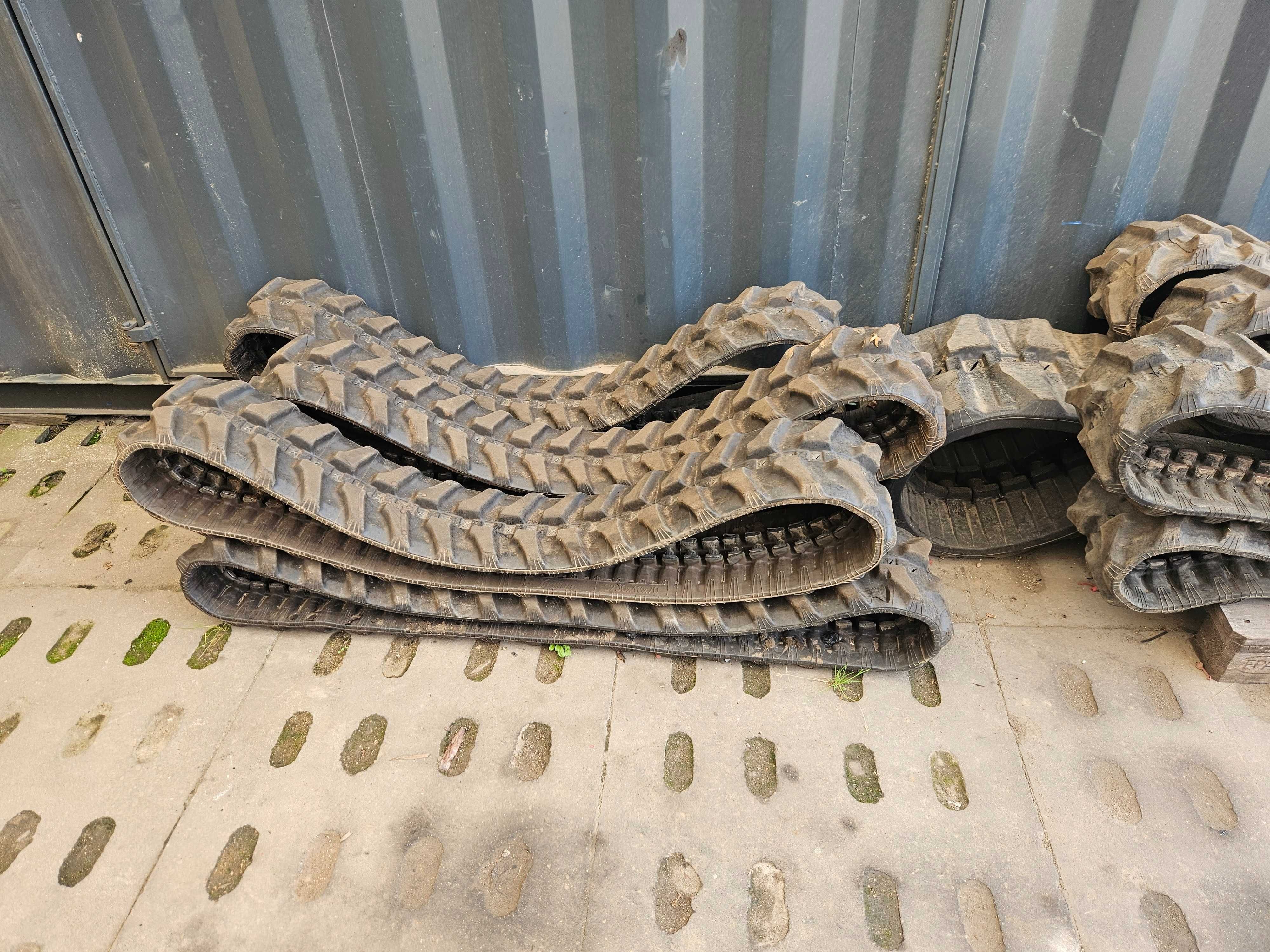 Gąsienice do minikoparki 230x48x80 – Mały przebieg 100 mth