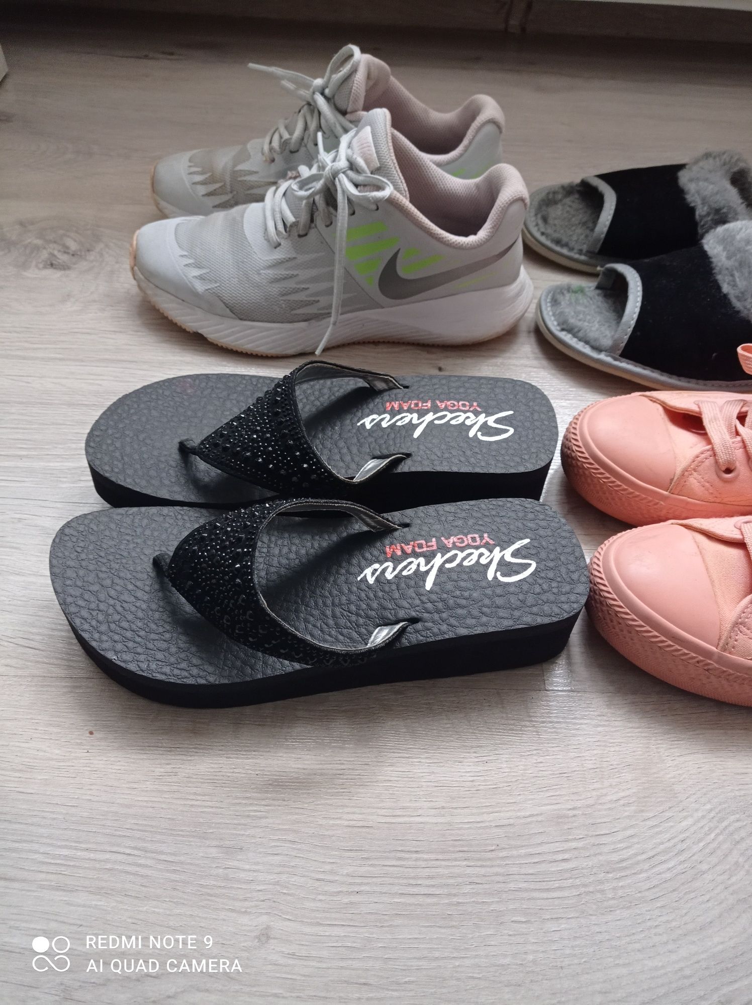 Buty buciki zestaw 4 pary 36/37 Nike Skechers dla dziewczynki