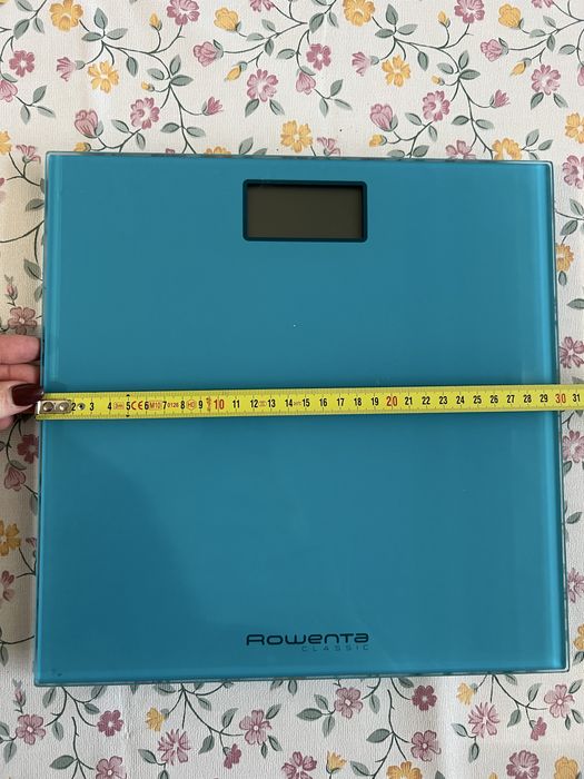 Balança digital azul