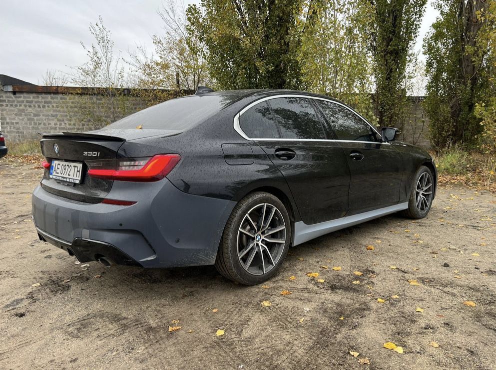 Комплект обвеса M BMW 3 G20 дорест передний задний бампер пороги