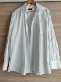 Biała męska koszula garniturowa XL
