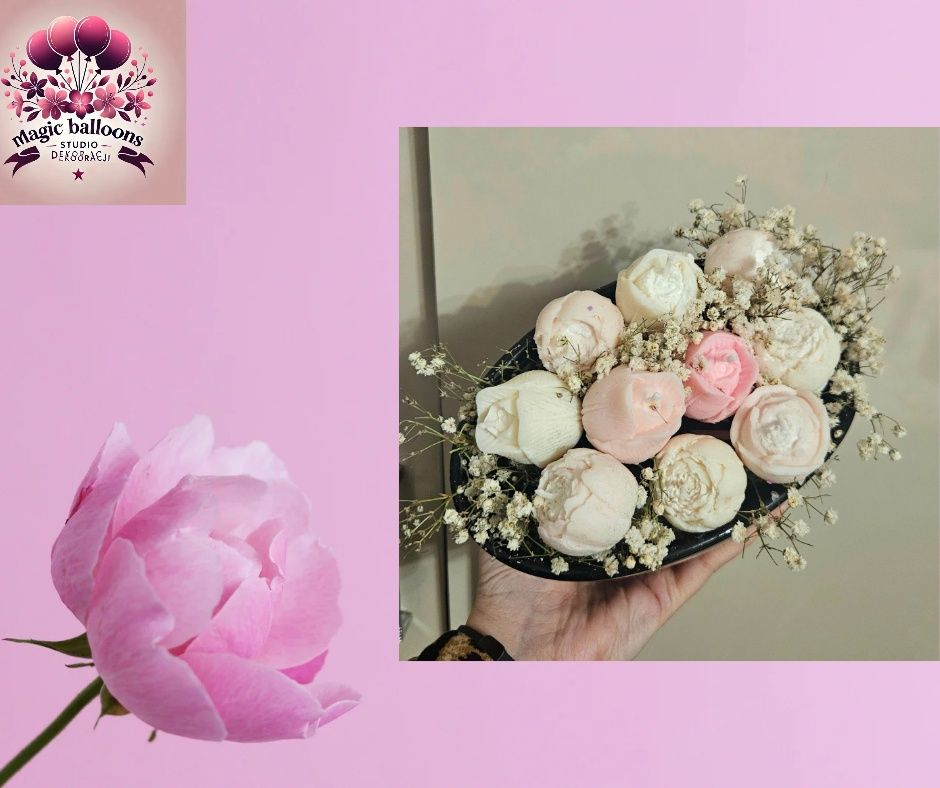 Flowerbox z swiec sojowych