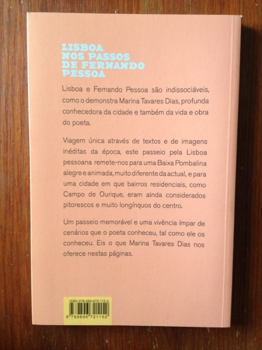 Marina Tavares Dias - Lisboa nos passos de Fernando Pessoa