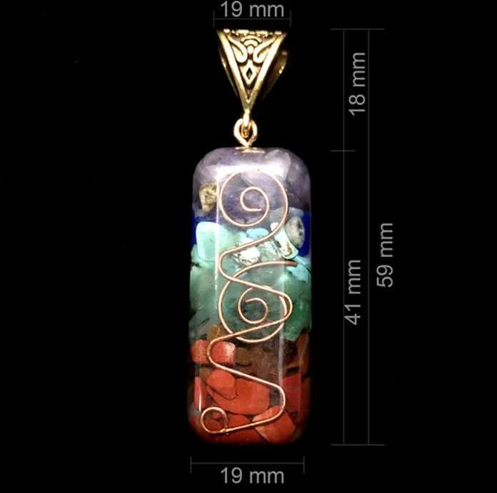 Gerador de energia Chakra Reiki - Pirâmide de Orgone