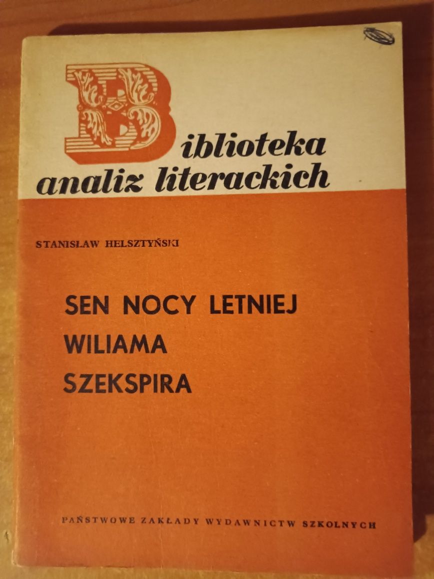 Stanisław Helsztyński "Sen nocy letniej Wiliama Szekspira"