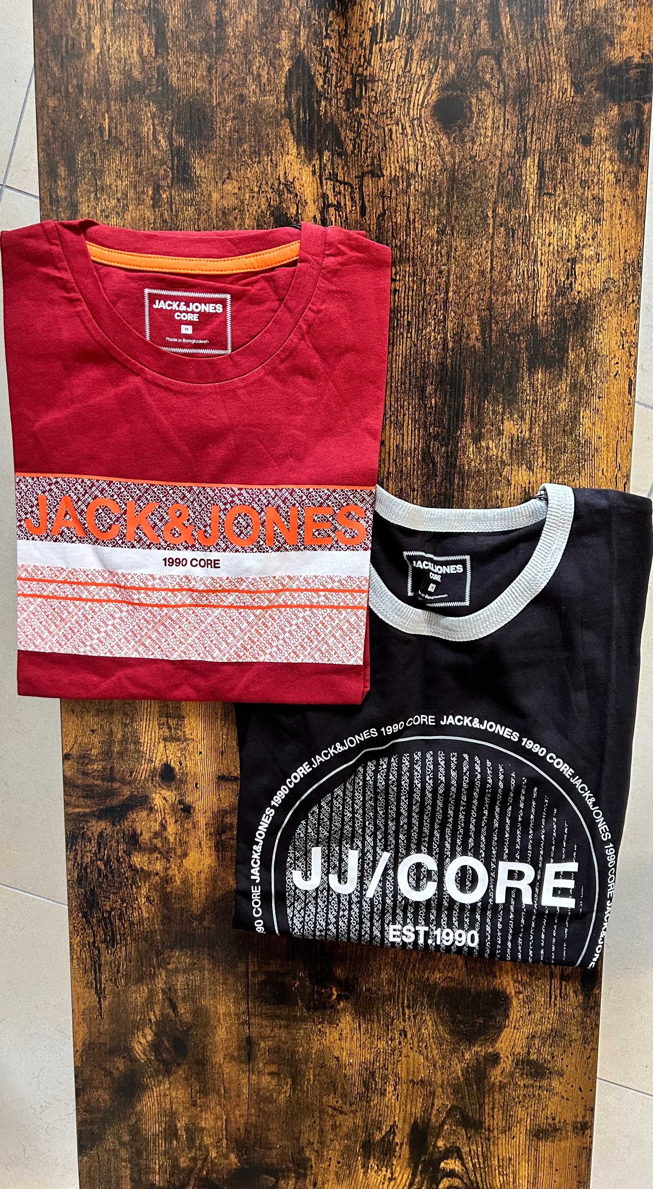 Koszulki męskie Jack & Jones r.M- dwie sztuki 80zł