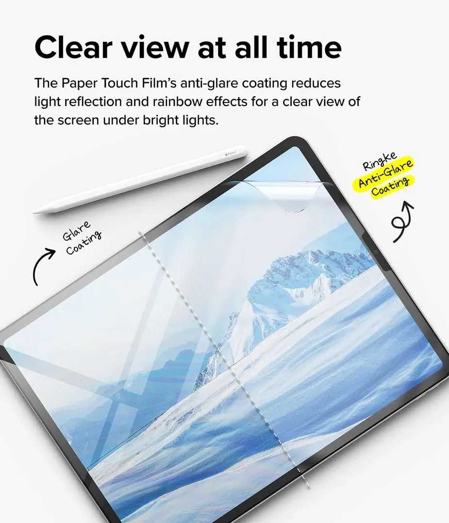 Защитная плёнка Ringke Paper Touch Soft 2-pack для iPad Pro 2024 Matte