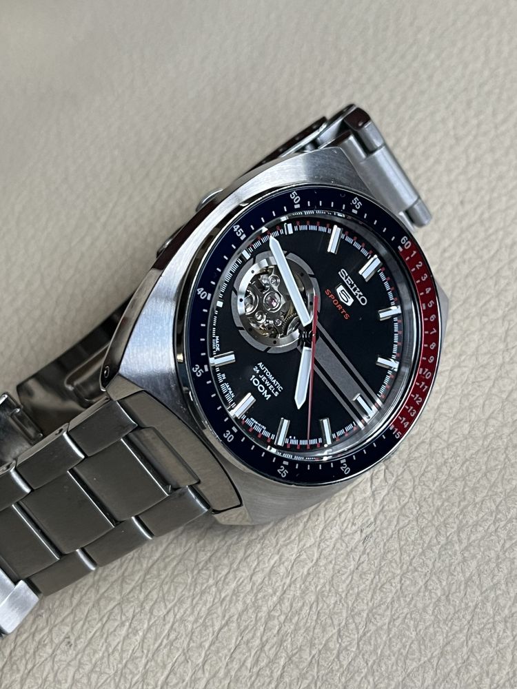 Seiko 5 sport retro open heart