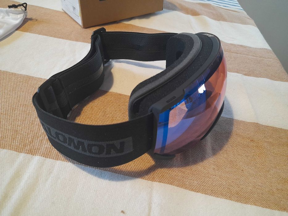 Gogle narciarskie SALOMON RADIUM Frame Black light blue S1