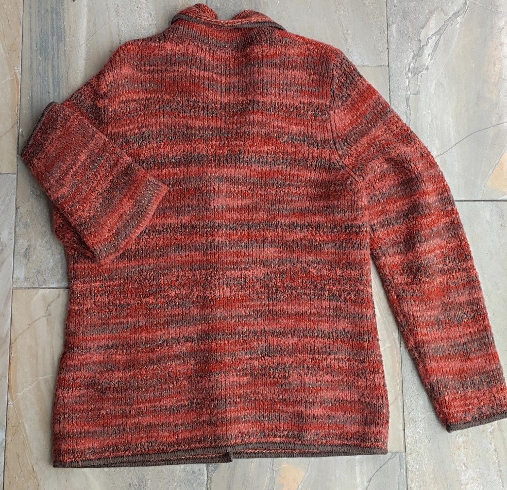 Rabe sweter wełna damski XL 42 L 40 Boho vintage