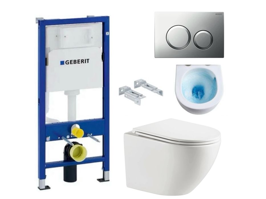Інсталяція Geberit з унітазом KollerPool Round Tornado