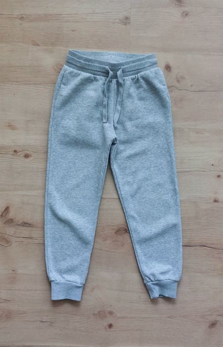 Spodnie dresowe h&m 116 hm szare jogger