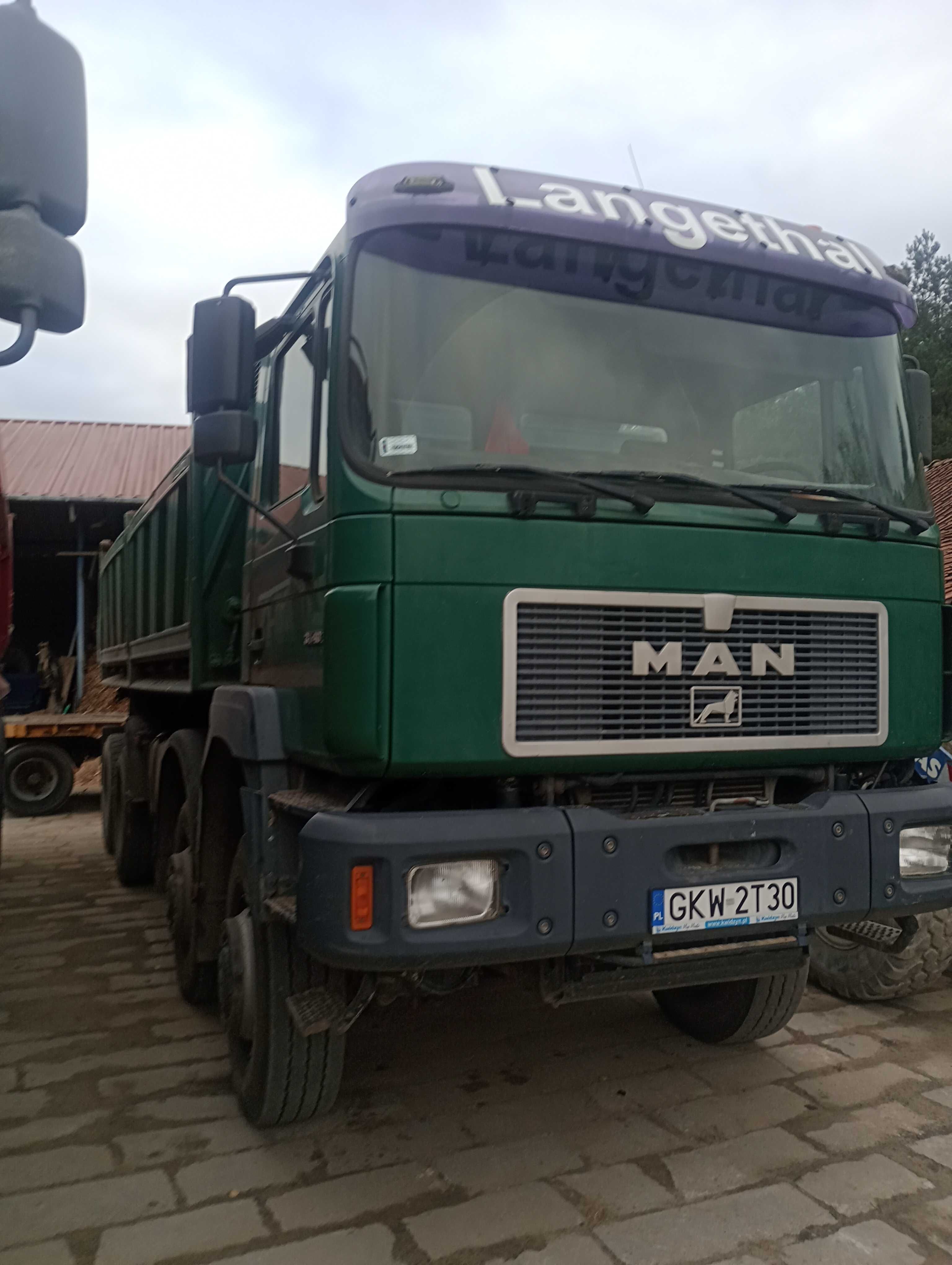MAN F-90 4x4. 6x6.8x6- Wywrot